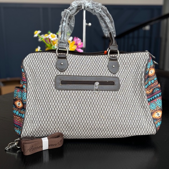 American Bling by Montana West Weekender Bag NWT - Picture 4 of 6